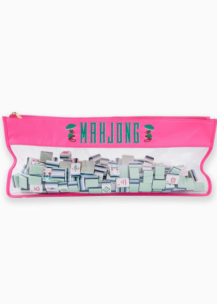 Pink Monkey Mahjong Bag [OMM328]