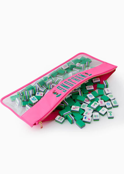 Pink Monkey Mahjong Bag [OMM328]