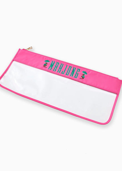 Pink Monkey Mahjong Bag [OMM328]