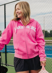 Full Zip Hoodie [Hot Pink-FZH001]