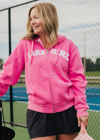 Full Zip Hoodie [Hot Pink-FZH001]