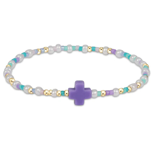 Egirl Hope Unwritten Signature Cross Bracelet How Do You Lilac Me Now [EGBHOPUNWSCHDYLMN]]