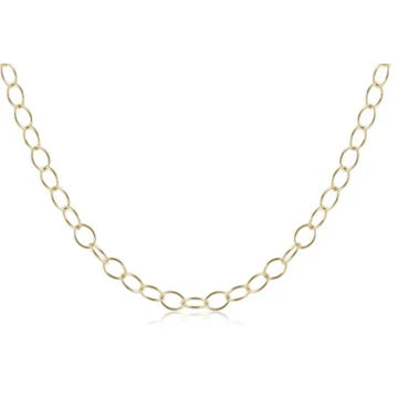 17" Chocker Enchant Chain Gold [N17ENCG]