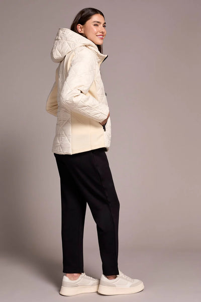 Long Sleeve Zip Front Puffer [Moonstone-2353O]