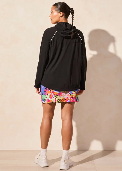 Long Sleeve Hooded Jacket [Black-2086O]
