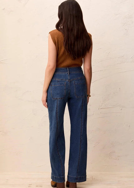 Audrey Hugging Wide Leg Trouser [Dusk-6232O]