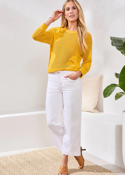Audrey Hugging Wide Crop [White-6118O]