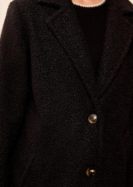 Single Breast Coat [Black-3173O]