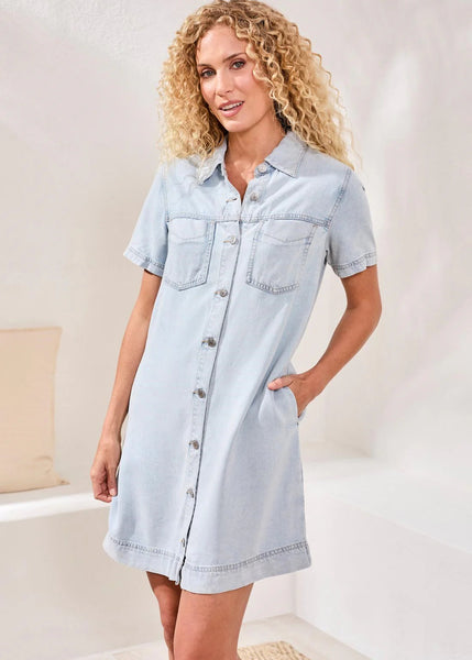 Denim Shirt Dress [Bondi Beach-6143O]