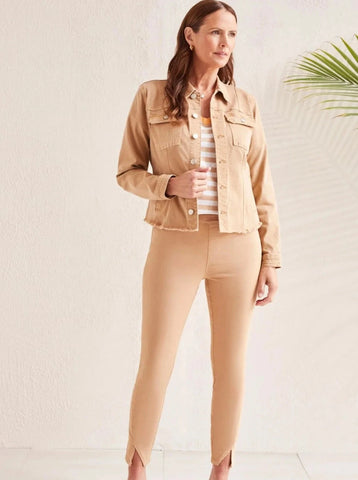 Long Sleeve Button Front Jacket [Dune-1762O-2020W]