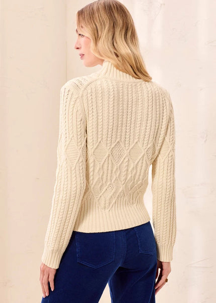 Mockneck Sweater Special Wash [Antique White-6251O]