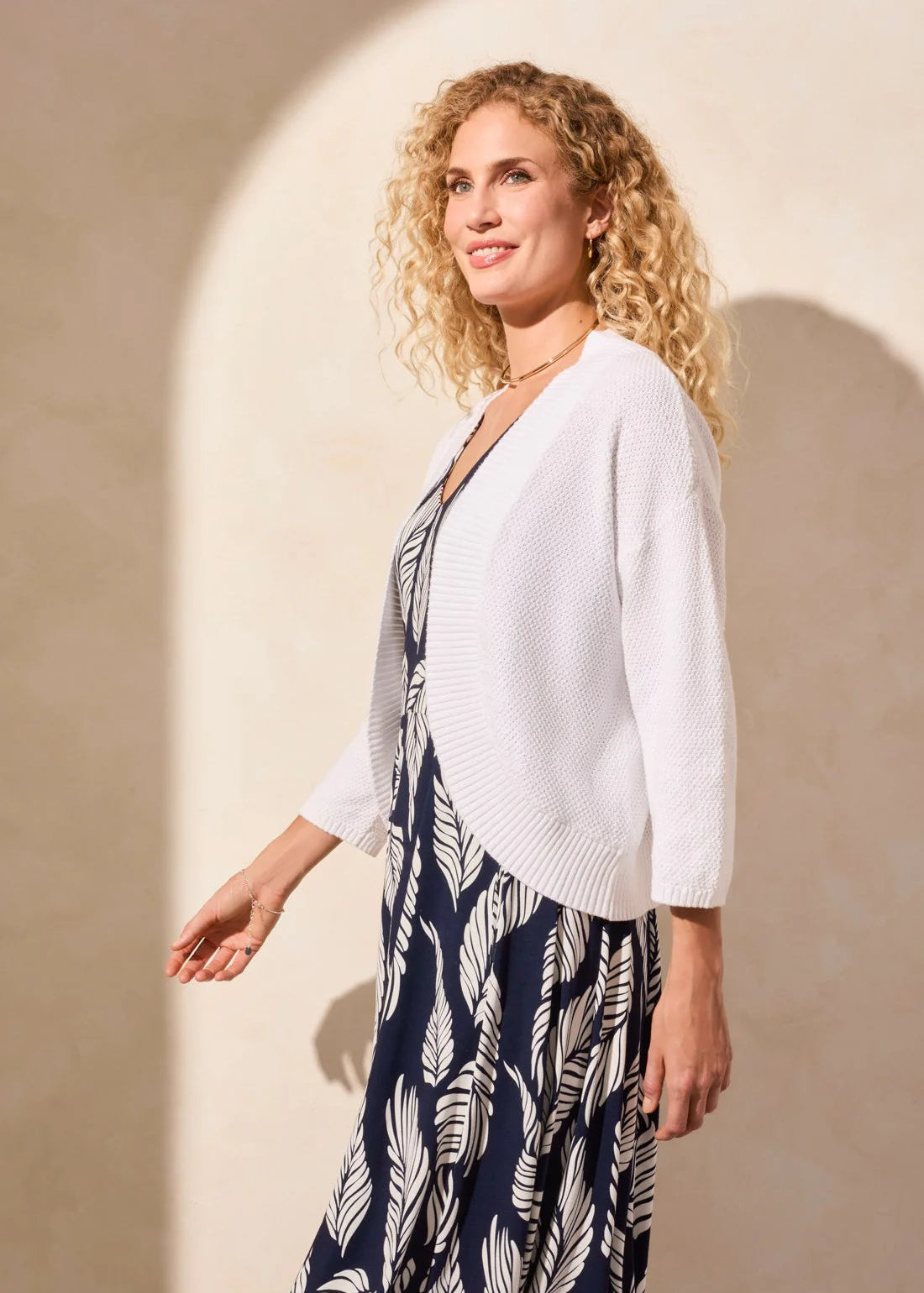 Cocoon Cardigan [White-2205O]