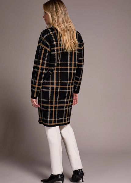 Long Sleeve Coatigan [Black-1523O]