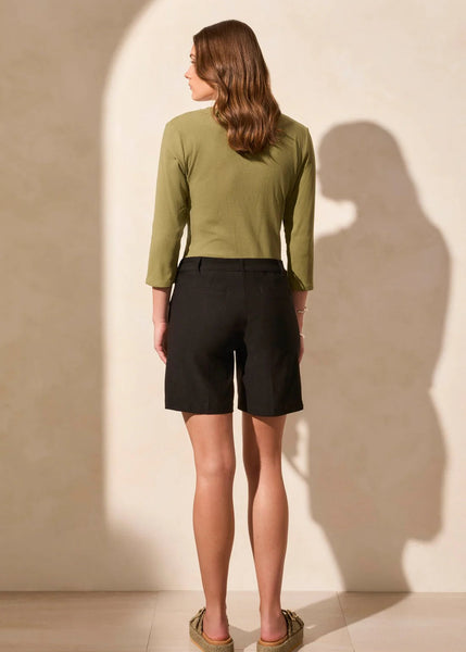 Flatten It Pull On Short [Black-2059O]