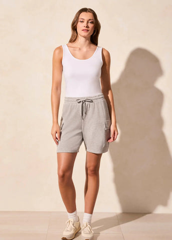 Pull On Cargo Short [Light Grey-2082O]
