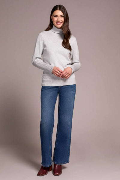 Long Sleeve Turtleneck Sweater [Grey Mix-2292O]