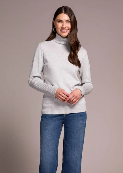 Long Sleeve Turtleneck Sweater [Grey Mix-2292O]