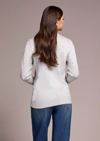Long Sleeve Turtleneck Sweater [Grey Mix-2292O]