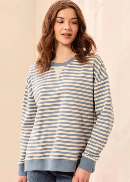 Long Sleeve Crewneck Top [Fossil-2487O]
