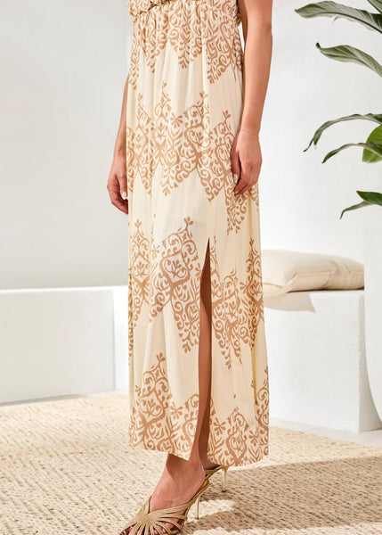 Sleeveless Dress W Lining [Canvas-3115O]