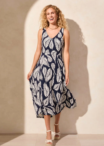 Sleeveless High Low Dress [Indigo-1677O]