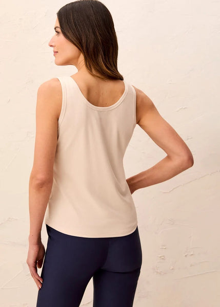 Scoopneck Cami With Shirttail [Moonstone-3281O]