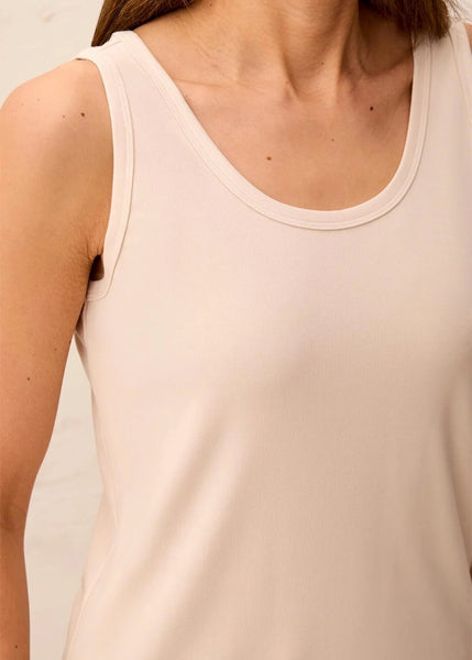 Scoopneck Cami With Shirttail [Moonstone-3281O]