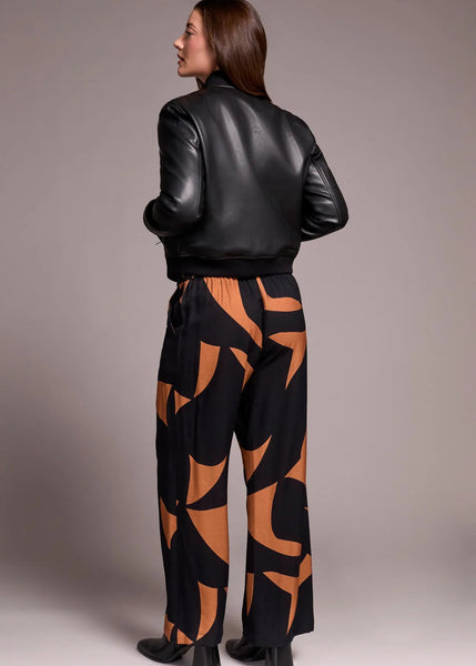 Zipper Front Bomber Jacket [Black-5924O]