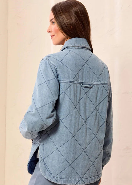 Denim Quilted Jacket [Skylight-6242O]