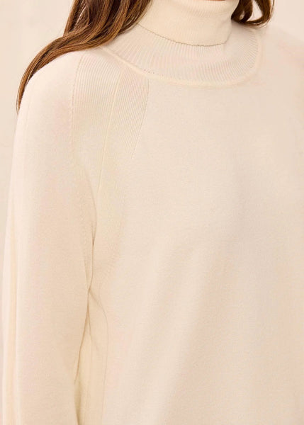 Long Sleeve Turtleneck Sweater [Moonstone-3210O]