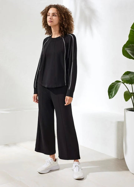 Crewneck Dolman Top [Black-2452O]