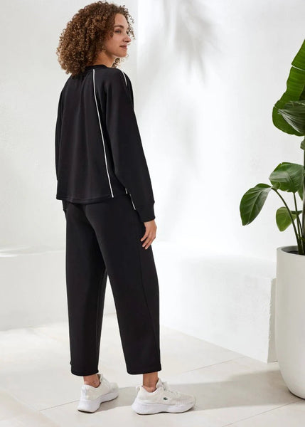 Crewneck Dolman Top [Black-2452O]