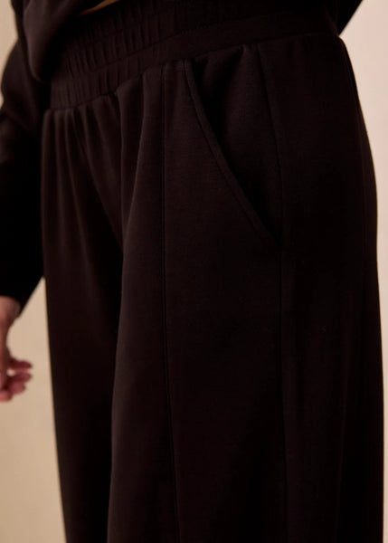 Pull On Ankle Pants With Pockets [Black-3138O]