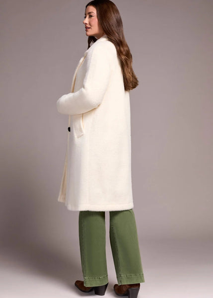 Long Sleeve Button Front Coat [Moonstone-2285O]