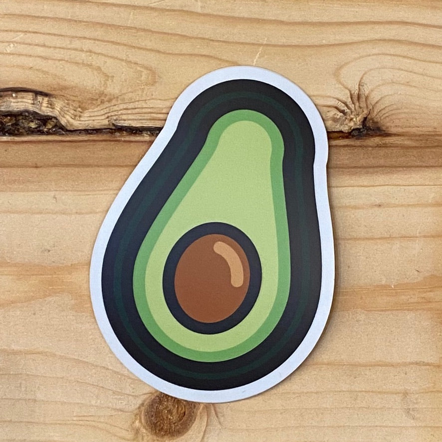 Avocado Vinyl Decal Sticker