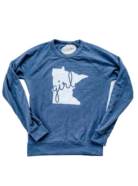 Minnesota Girl State Crew Sweatshirt