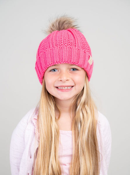Childrens knit winter hat