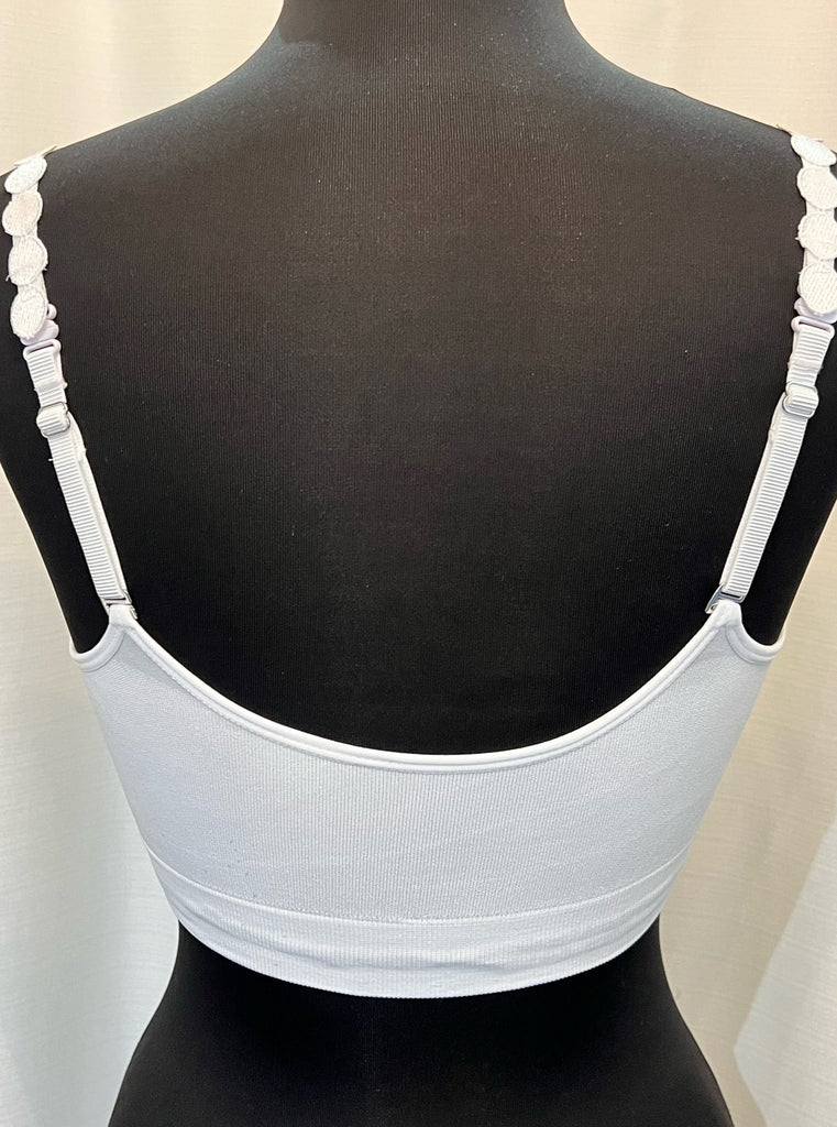 StrapIT White Bra White Circles Adjustable Strap Ooh La La Boutique MN