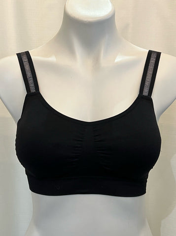 Black Plunge Bra (strap not included) | strap-its