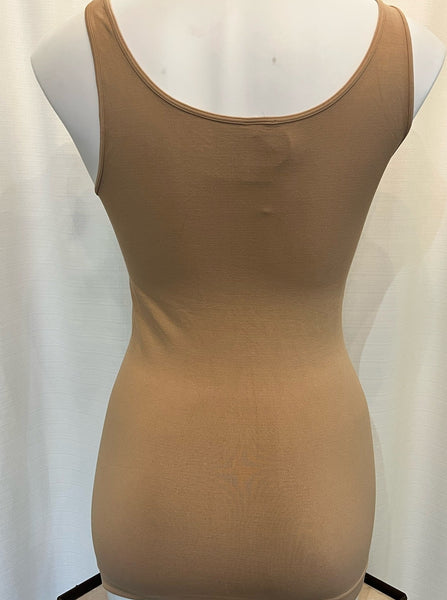 Signature Jersey Tank Top [Sand Beige-NS5178]