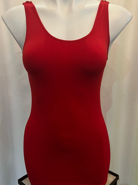 Signature Jersey Tank Top [Red-NS5178]