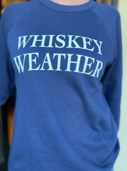 Whiskey Weather Crewneck Sweatshirt [Navy]