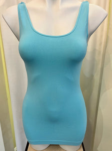 Signature Jersey Tank Top [Candy Blue-NS5178]
