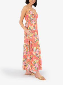 KUT from the Kloth Thea Dress w/ Side Pockets [Coral-KD101303]