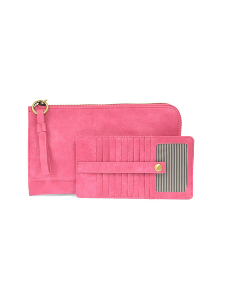 Karina Convertible Wristlet & Wallet [Vivid Pink-L8082]