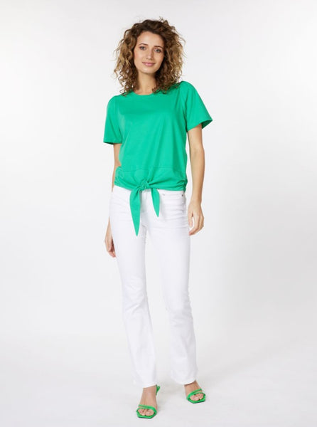 Knot Detail T-Shirt [Green-SP2305014]