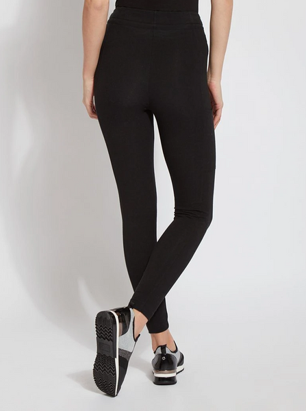 Lysse Cotton Lounge Ankle Jogger [12-2937] Black