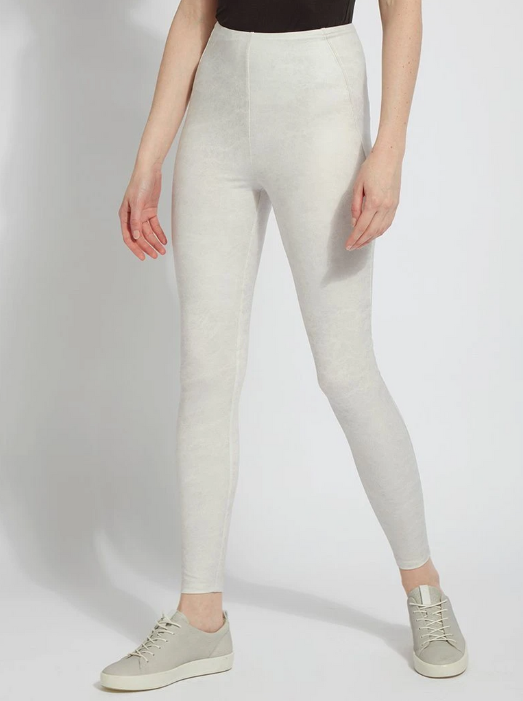 Lysse Lysse Matilda Foil Legging Pearl White Ooh La La Boutique Minnesota S Pearl White