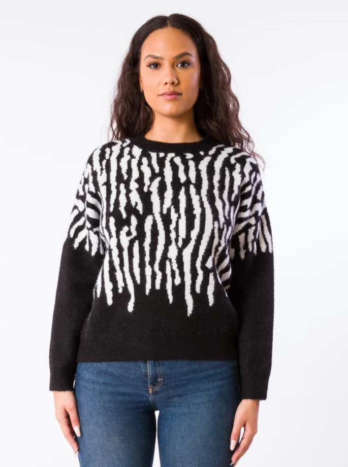 Kerisma Zuzu Sweater in Black and White
