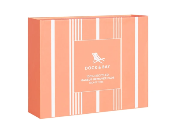 dock and bay make up remover pad packaging